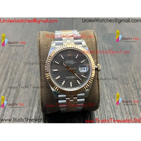Rolex Datejust VSF 41MM  Grey RS/SS five-bead bracelet Calibre 3235