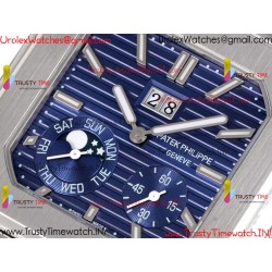 Patek Philippe 3KF CUBITUS 5822  Blue Dial SS 45MM Blue Nylon Strap Caliber 240