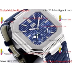 Patek Philippe 3KF CUBITUS 5822  Blue Dial SS 45MM Blue Nylon Strap Caliber 240