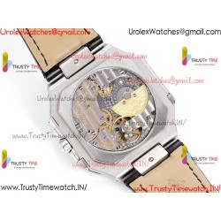 Patek Philippe 3KF CUBITUS 5822 Gray Dial SS 45MM Black Leather Strap Caliber 240