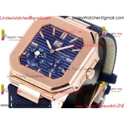 Patek Philippe 3KF CUBITUS 5822 YG/Blue Dial 42MM YG Case  Blue Nylon Strap Caliber 240