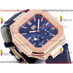 Patek Philippe 3KF CUBITUS 5822 YG/Blue Dial 42MM YG Case  Blue Nylon Strap Caliber 240