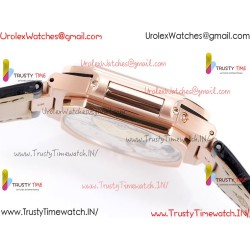 Patek Philippe 3KF CUBITUS 5822 YG/Black Dial 42mm YG Black Leather Strap Caliber 240