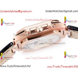 Patek Philippe 3KF CUBITUS 5822 YG/Black Dial 42mm YG Black Leather Strap Caliber 240