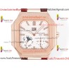 Patek Philippe 3KF CUBITUS 5822 YG/White Dial 42mm YG Burgundy Leather Strap Caliber 240