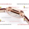 Patek Philippe 3KF CUBITUS 5822 YG/White Dial 42mm YG Burgundy Leather Strap Caliber 240