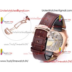 Patek Philippe 3KF CUBITUS 5822 YG/White Dial 42mm YG Burgundy Leather Strap Caliber 240