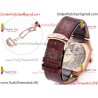 Patek Philippe 3KF CUBITUS 5822 YG/White Dial 42mm YG Burgundy Leather Strap Caliber 240