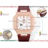 Patek Philippe 3KF CUBITUS 5822 YG/White Dial 42mm YG Burgundy Leather Strap Caliber 240
