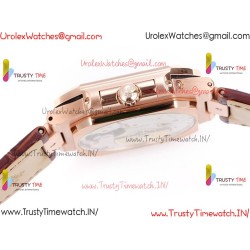 Patek Philippe 3KF CUBITUS 5822 YG/White Dial 42mm YG Burgundy Leather Strap Caliber 240
