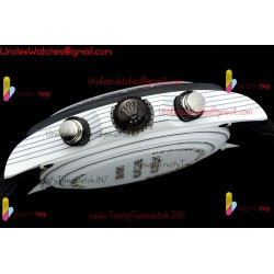 Rolex Daytona DIWF 40mm White Dial Black Carbon Fiber Case Black Nylon Strap Caliber 4130/4801