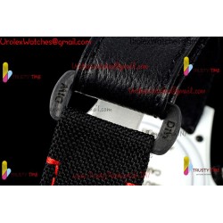 Rolex Daytona DIWF 40mm White Dial Black Carbon Fiber Case Black Nylon Strap Caliber 4130/4801
