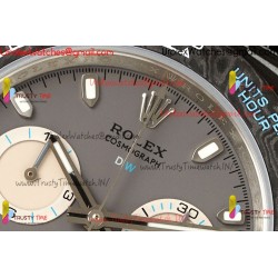 Rolex Daytona DIWF 40mm Grey Dial Black Carbon Fiber Case Black Nylon Strap Caliber 4130/4801