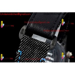 Rolex Daytona DIWF 40mm Grey Dial Black Carbon Fiber Case Black Nylon Strap Caliber 4130/4801