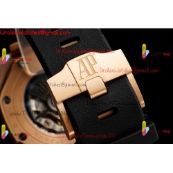 AP Royal Oak Offshore 26400 APPF YG/Gray Dial Black Ceramic Case Black Rubber Strap Caliber 3126