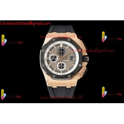 AP Royal Oak Offshore 26400 APPF YG/Gray Dial Black Ceramic Case Black Rubber Strap Caliber 3126