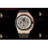 AP Royal Oak Offshore 26400 APPF YG/Gray Dial Black Ceramic Case Black Rubber Strap Caliber 3126
