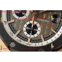 AP Royal Oak Offshore 26400 APPF YG/Gray Dial Black Ceramic Case Black Rubber Strap Caliber 3126