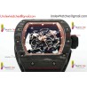 Richard Miller RM055 APSF RG/Skeleton Dial Black Carbon Fiber Case Black Rubber Strap Caliber RMUL2