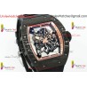 Richard Miller RM055 APSF RG/Skeleton Dial Black Carbon Fiber Case Black Rubber Strap Caliber RMUL2