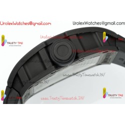 Richard Miller RM055 APSF RG/Skeleton Dial Black Carbon Fiber Case Black Rubber Strap Caliber RMUL2