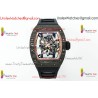 Richard Miller RM055 APSF RG/Skeleton Dial Black Carbon Fiber Case Black Rubber Strap Caliber RMUL2