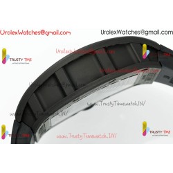 Richard Miller RM055 APSF RG/Skeleton Dial Black Carbon Fiber Case Black Rubber Strap Caliber RMUL2