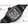 Richard Miller RM055 APSF RG/Skeleton Dial Black Carbon Fiber Case Black Rubber Strap Caliber RMUL2