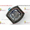 Richard Mille RM055 APSF Blue/Skeleton Dial Black Carbon Fiber Case White Rubber Strap Caliber RMUL2