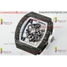 Richard Miller RM055 APSF Skeleton Dial Black Carbon Fiber CaseWhite Rubber Strap Caliber RMUL2