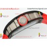 Richard Miller RM055 APSF Skeleton Dial Black Carbon Fiber Case Red Rubber Strap Caliber RMUL2