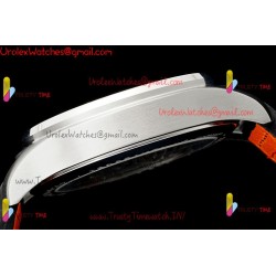 IWC Pilot's Tourbillon RMSF 43MM Blue Dial SS Black Leather Strap