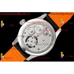 IWC Pilot's Tourbillon RMSF 43MM Blue Dial SS Black Leather Strap