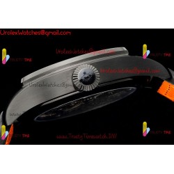 IWC Pilot's Tourbillon RMSF 43MM White Dial SS Black Leather Strap