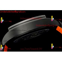 IWC Pilot's Tourbillon RMSF 43MM White Dial SS Black Leather Strap