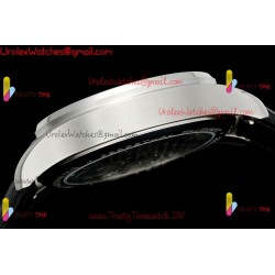 IWC Pilot's Tourbillon RMSF 43MM YG/White Dial SS Black Leather Strap