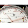 IWC Pilot's Tourbillon RMSF 43MM YG/White Dial SS Black Leather Strap