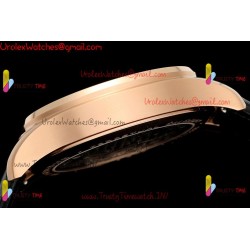 IWC Pilot's Tourbillon RMSF 43MM YG/Black Dial YG Black Leather Strap