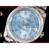 Rolex Datejust DIWF 41MM Blue Arabic Dial SS 904L Strap Swiss Caliber 3235