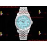 Rolex Datejust DIWF 41MM Sky Blue Arabic Dial SS 904L Strap Swiss Caliber 3235