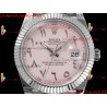 Rolex Datejust DIWF 41MM with pink Arabic dial SS 904L strap Swiss caliber 3235