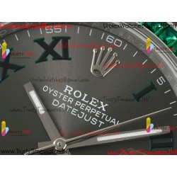 Rolex Datejust DIWF 41MM Grey Dial Diamond/SS 904L Strap Swiss Caliber 3235