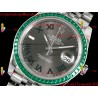 Rolex Datejust DIWF 41MM Grey Dial Diamond/SS 904L Strap Swiss Caliber 3235