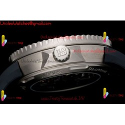 Blancpain Tech Ocean Commitment IV 45MM Black Dial Black Ceramic Case Black Rubber Strap Caliber 1315A