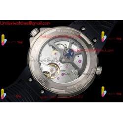 Blancpain Tech Ocean Commitment IV 45MM Black Dial Black Ceramic Case Black Rubber Strap Caliber 1315A