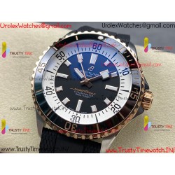 Breitling Superocean BLSF 42mm Black Dial YG/Ceramic Black Rubber Strap Caliber SW200
