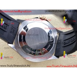 Breitling Superocean BLSF 42mm Black Dial YG/Ceramic Black Rubber Strap Caliber SW200