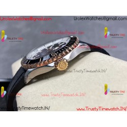 Breitling Superocean BLSF 42mm Black Dial YG/Ceramic Black Rubber Strap Caliber SW200