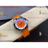 Breitling Superocean BLSF 42mm Orange Dial Black Ceramic Orange Rubber Strap Caliber SW200