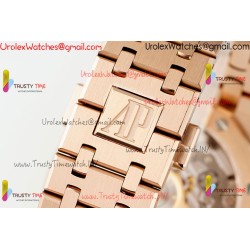 Audemars Piguet Royal Oak 26240 APSF 41MM Green Dial RG/SS Strap Caliber 4401